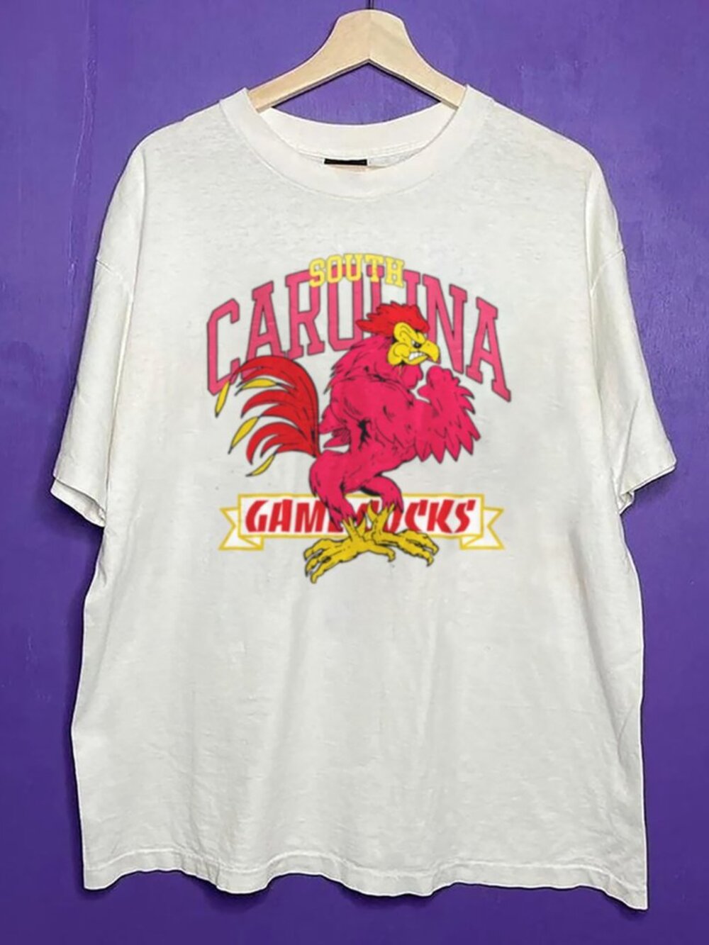 Vintage NCAA University of South Carolina Gamecocks Shirt, Retro Football Shirt
